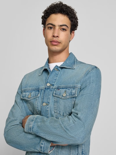 Tommy Jeans Kurtka jeansowa o kroju regular fit z czystej bawełny Jeansowy niebieski 3