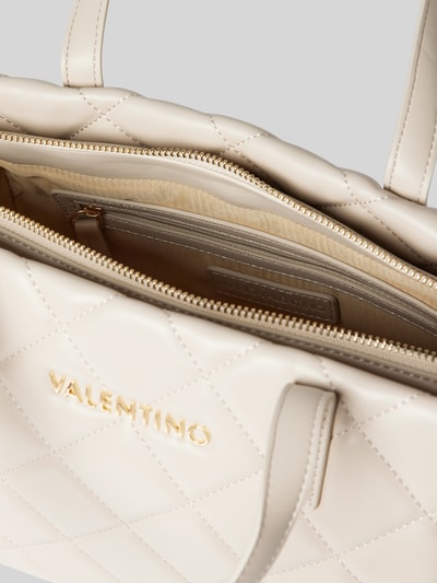 VALENTINO BAGS Handtasche mit Steppnähten Modell 'OCARINA' Ecru 4