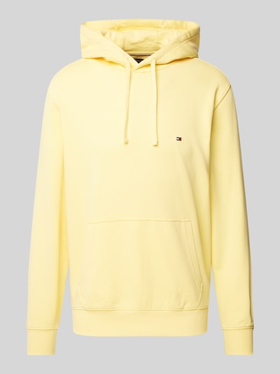 Tommy Hilfiger Regular Fit Hoodie aus reiner Baumwolle Gelb 2