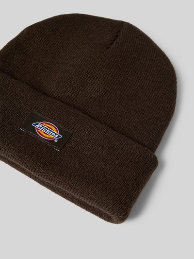 Dickies Beanie in gebreide look, model 'Gibsland' Donkerbruin - 2