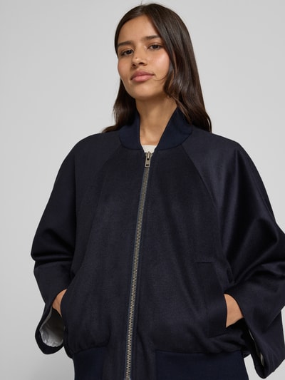 Drykorn Jack van een mix van scheerwol en kasjmier, model 'EVEDON' Marineblauw - 3