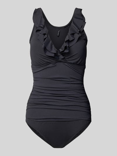 Lauren Ralph Lauren Kostium kąpielowy z falbanami Czarny 1