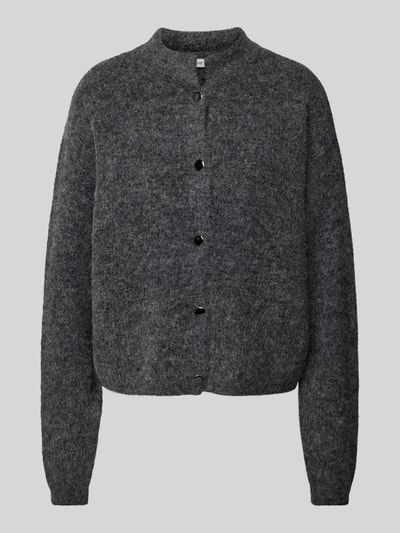 Gestuz Cardigan met turtleneck, model 'Alpha' Antraciet - 2