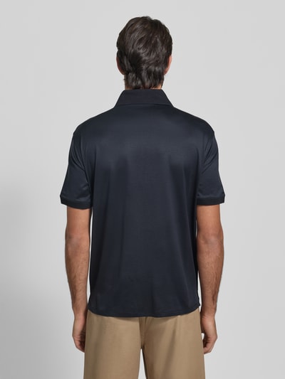 Emporio Armani Poloshirt mit kurzer Knopfleiste Marine 5