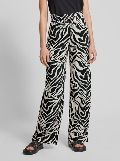 Christian Berg Woman Stoffhose mit Tunnelzug Ecru 4