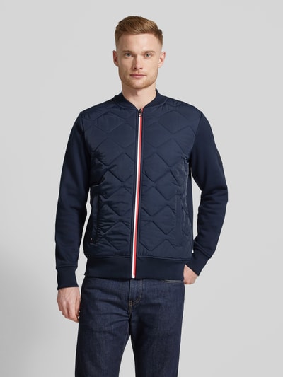 Tommy Hilfiger Bomberjack met doorgestikte naden Marineblauw - 4