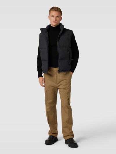 HUGO Bodywarmer met labeldetail, model 'BIRONTINO' Zwart - 1