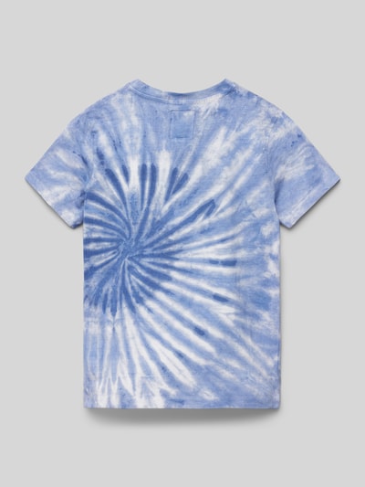 Garcia T-shirt in batiklook Blauw - 3