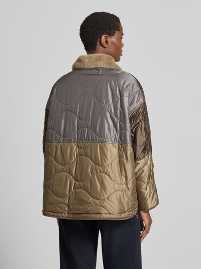 Blonde No. 8 Aan twee kanten draagbaar gewatteerd jack met steekzakken Taupe - 5