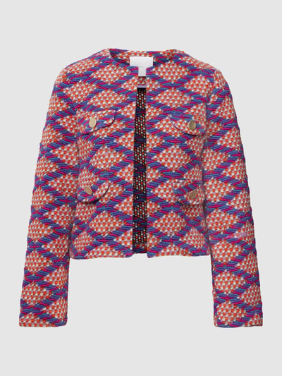 Rich & Royal Blazer met all-over motief Oranje - 2