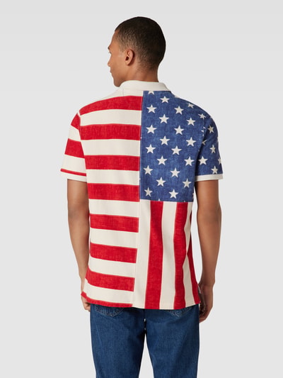 Polo Ralph Lauren Poloshirt met all-over motief Rood - 5