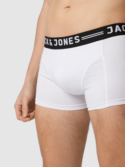 Jack & Jones Obcisłe bokserki o kroju comfort fit w zestawie 3 szt. Biały 3