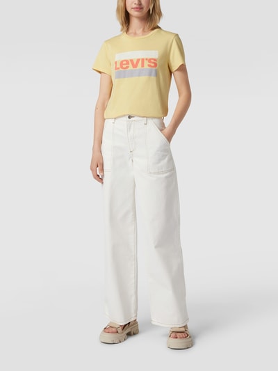 Levi's® T-Shirt mit Label-Print Senf 1