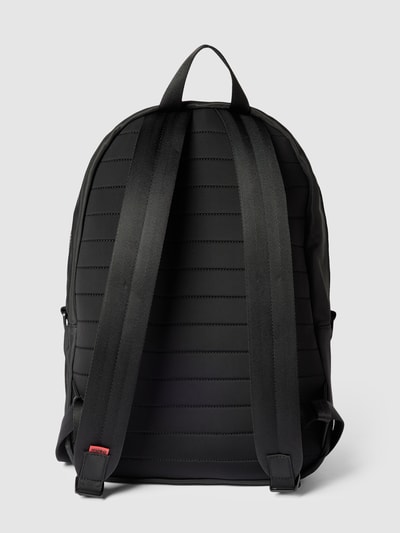 HUGO Rucksack mit Label-Detail Modell 'Erik' Black 5