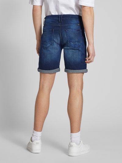 Blend Korte regular fit jeans in 5-pocketmodel Marineblauw - 5