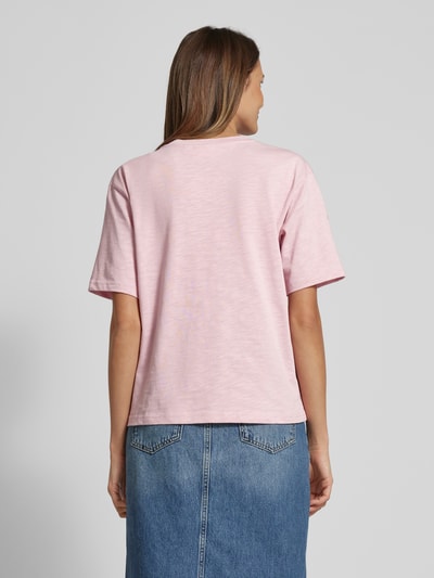 JAKE*S STUDIO WOMAN T-shirt in effen design Roze - 5