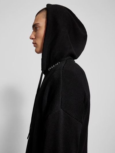 Marni Hoodie in Strick-Optik Black 3