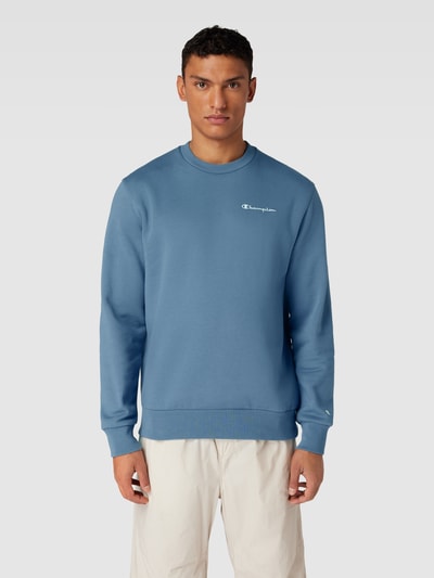 CHAMPION Sweatshirt in unifarbenem Design Modell 'Rochester' Rauchblau 4