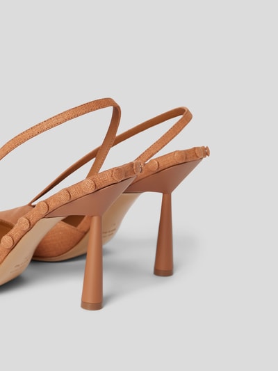 Gia Borghini Pumps mit Zierbesatz Camel 3