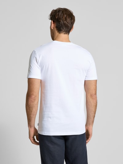 Les Deux T-Shirt mit Rundhalsausschnitt Modell 'Norregaard' Weiss 5