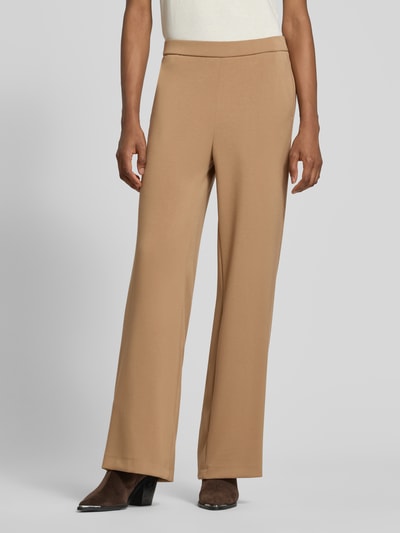 Raffaello Rossi Regular Fit Weite Hose mit seitliche Eingrifftaschen Modell 'PALINA' Camel 4