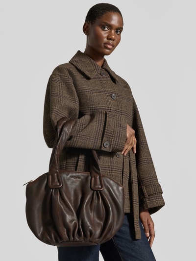 LIEBESKIND BERLIN Shopper aus Leder Modell 'LUCY' Dunkelbraun 1