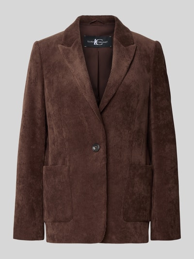 Luisa Cerano Blazer mit Reverskragen Dunkelbraun 2