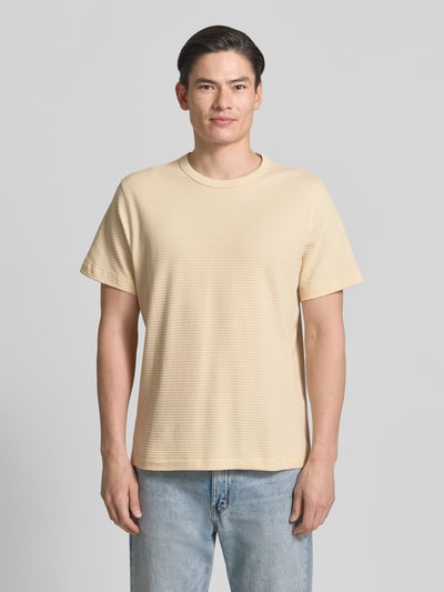 Selected Homme Regular Fit T-Shirt aus reiner Baumwolle Modell 'COOPER' Sand 4
