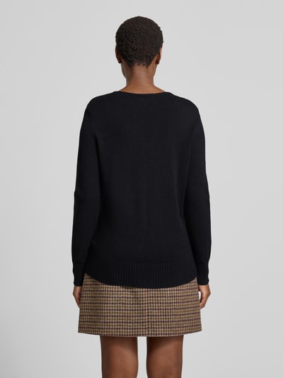 Christian Berg Woman Strickpullover aus Viskose-Mix mit V-Ausschnitt Black 5