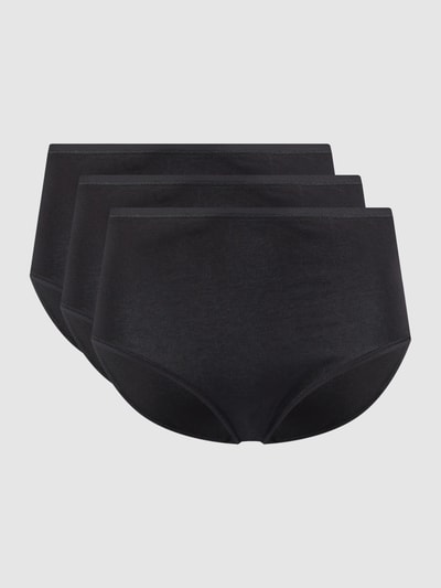 SCHIESSER Pantie mit elastischem Bund im 3er-Pack Black 2