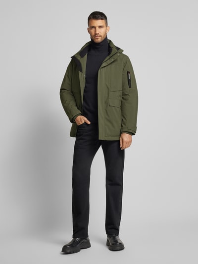 s.Oliver RED LABEL Parka mit Pattentaschen Oliv 1