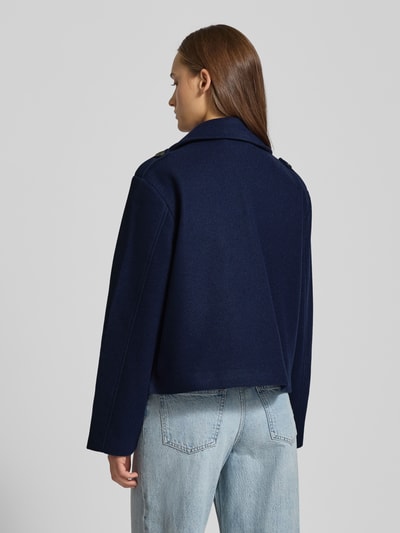 Review Jacke mit Reverskragen Dunkelblau 5