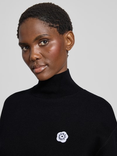 Kenzo Pullover mit Label-Stitching Black 3