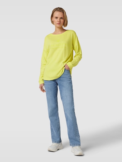 Lieblingsstück Sweatshirt in lila, model 'Caron' Neongeel gemêleerd - 1