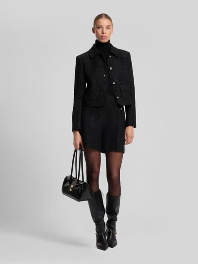 HUGO Cocktailjacke mit metallischen Zierknöpfen Black 1