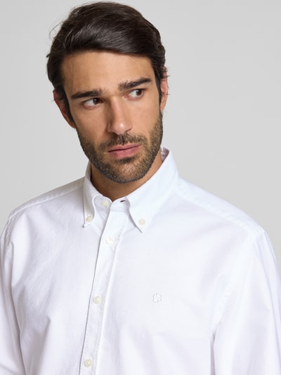 BOSS Regular Fit Freizeithemd aus reiner Baumwolle Modell 'LIAM' Weiss 3