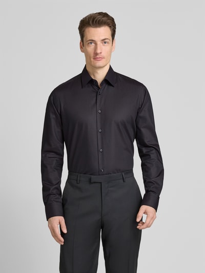 BOSS Regular Fit Business-Hemd mit Kentkragen Modell 'Joe' Black 4