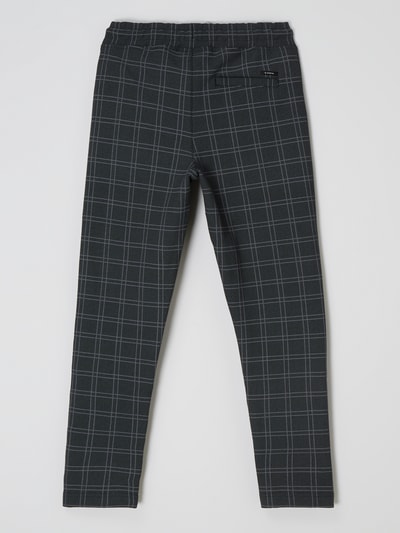 Garcia Jogpants mit Karomuster  Black 4