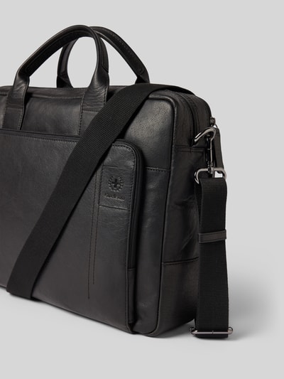 Strellson Laptoptas van echt leer, model 'HYDE PARK' Zwart - 3