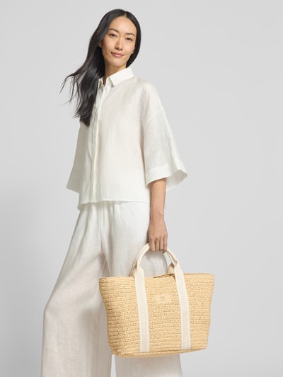 Tommy Hilfiger Shopper im Häkel-Look Beige 1