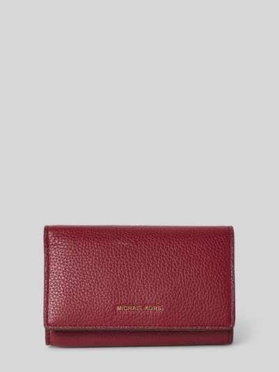 MICHAEL Michael Kors Portemonnee met labelapplicatie, model 'BRYANT' Bordeaux - 1