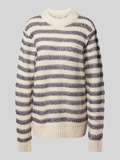 Casual Friday Gebreide pullover met turtleneck, model 'Karl' Offwhite - 2