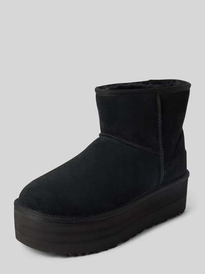 UGG Lederboots mit Plateausohle Black 1