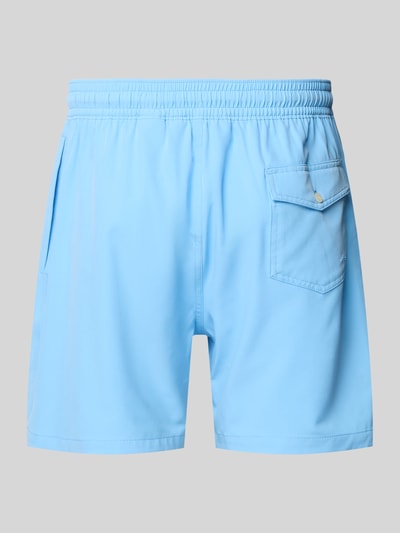 Produktfoto, Badeshorts mit Label-Stitching von Polo Ralph Lauren, Optik: Unifarben, Tunnelzug, Bundabschluss: Elastisch, seitliche Eingrifftaschen, Gesäßtasche.