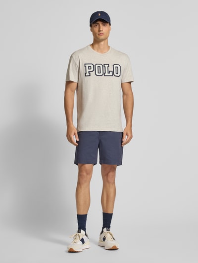 Polo Ralph Lauren Classic Fit T-Shirt mit Label-Stitching Hellgrau Melange 1