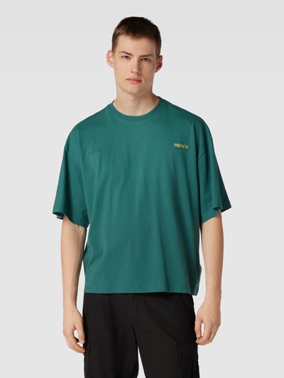 Preach Oversized T-Shirt mit Label-Print Dunkelgruen 4