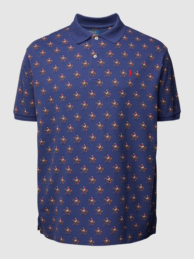 Polo Ralph Lauren Big & Tall Koszulka polo PLUS SIZE ze wzorem na całej powierzchni Granatowy 2