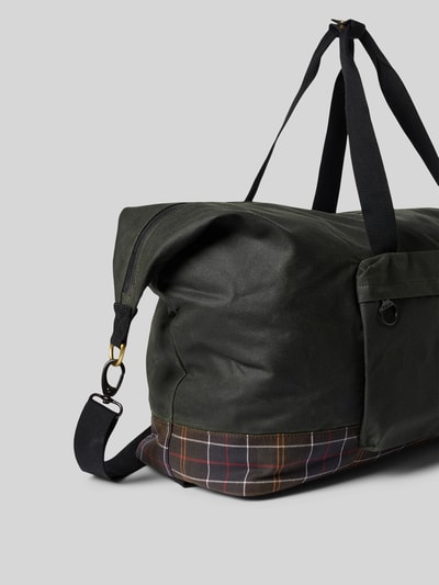 Barbour Weekendtas van puur katoen met afneembare schouderband
 Olijfgroen - 3