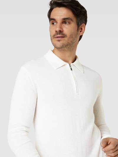 Tiger Of Sweden Strickpullover in melierter Optik Offwhite 3