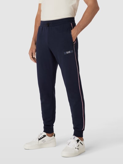 EA7 Emporio Armani Sweatpants mit Label-Details Marine 4